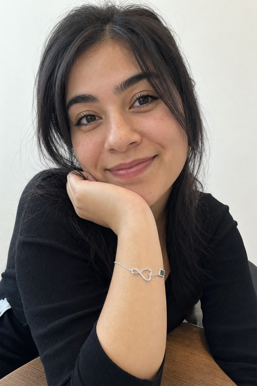 Customer wearing Zayyan jewelry